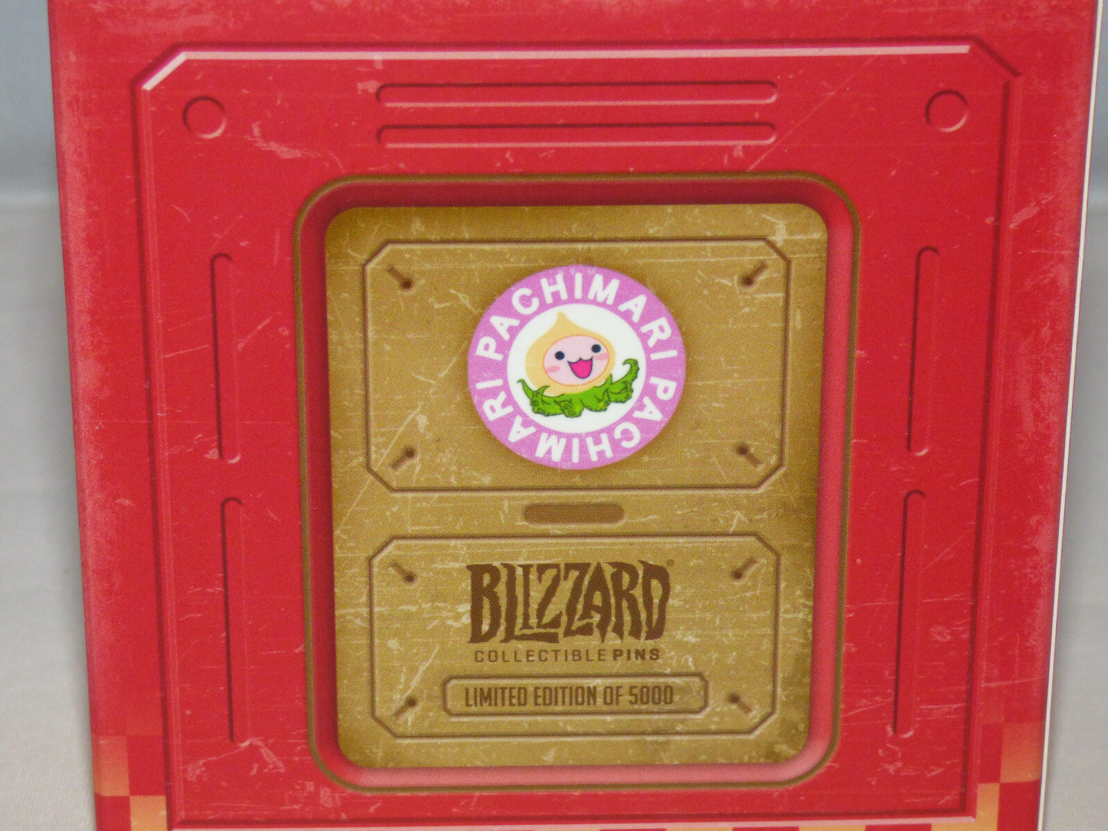 Blizzcon 2017 – Overwatch Pachimari Collector’s Edition Pin – LE 5000