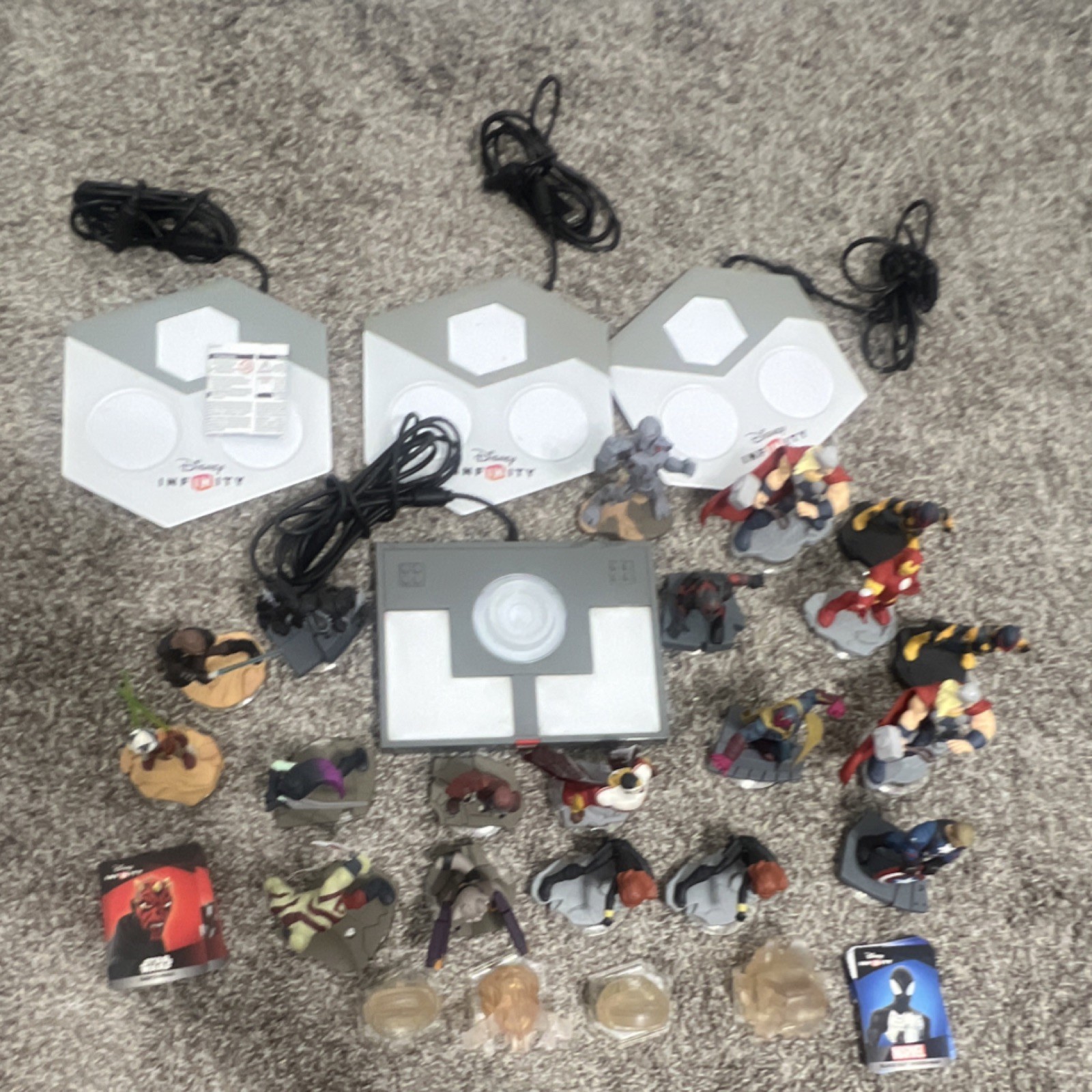 Disney Infinity Character Figure Pack Marvel & Star Wars Darth Maul Spider-Man