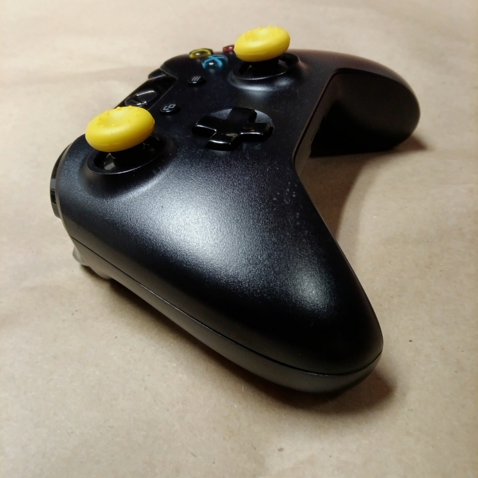Xbox One Wireless Controller 1537 (Black with Yellow) Cleaned Tested And Working