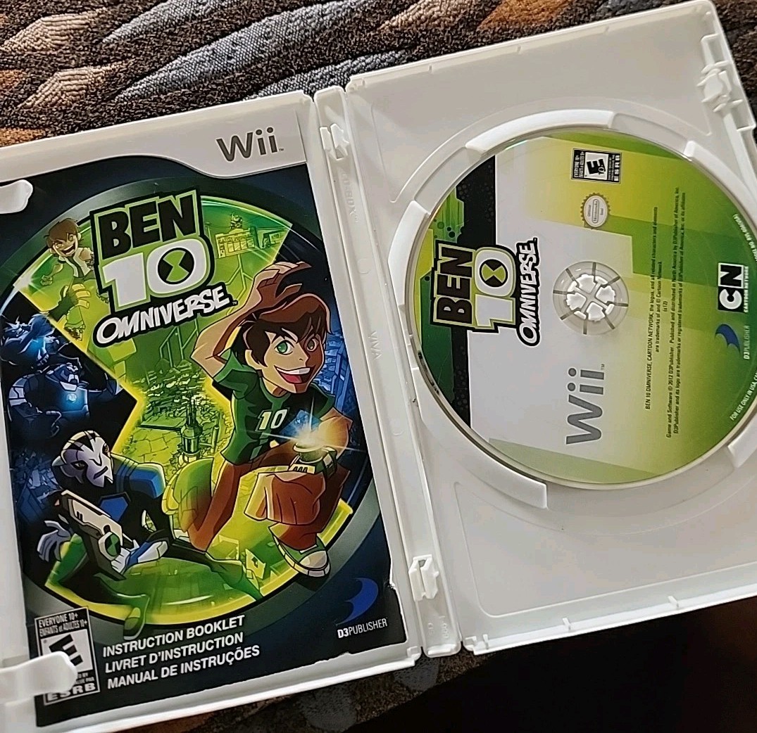Wii Ben 10 Omniverse Nintendo Wii Video Game Version 2012 Original Case & Manual