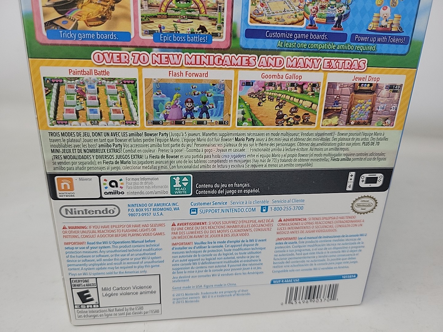Mario Party 10 Nintendo Wii U BRAND NEW SEALED + Mario Amiibo-!