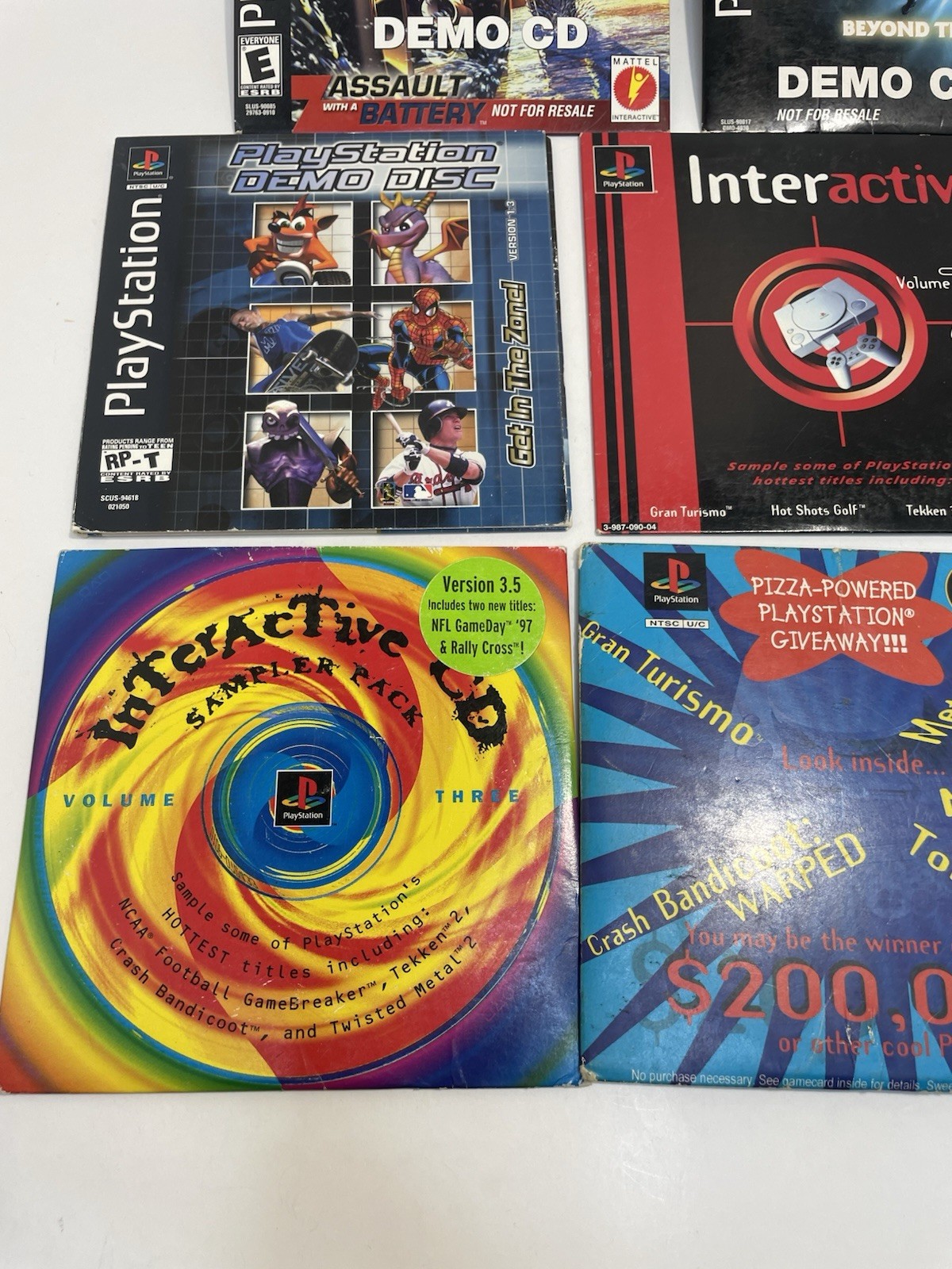 Sony PlayStation 1 Demo Disc Lot Of 8 Untested Condition Varies