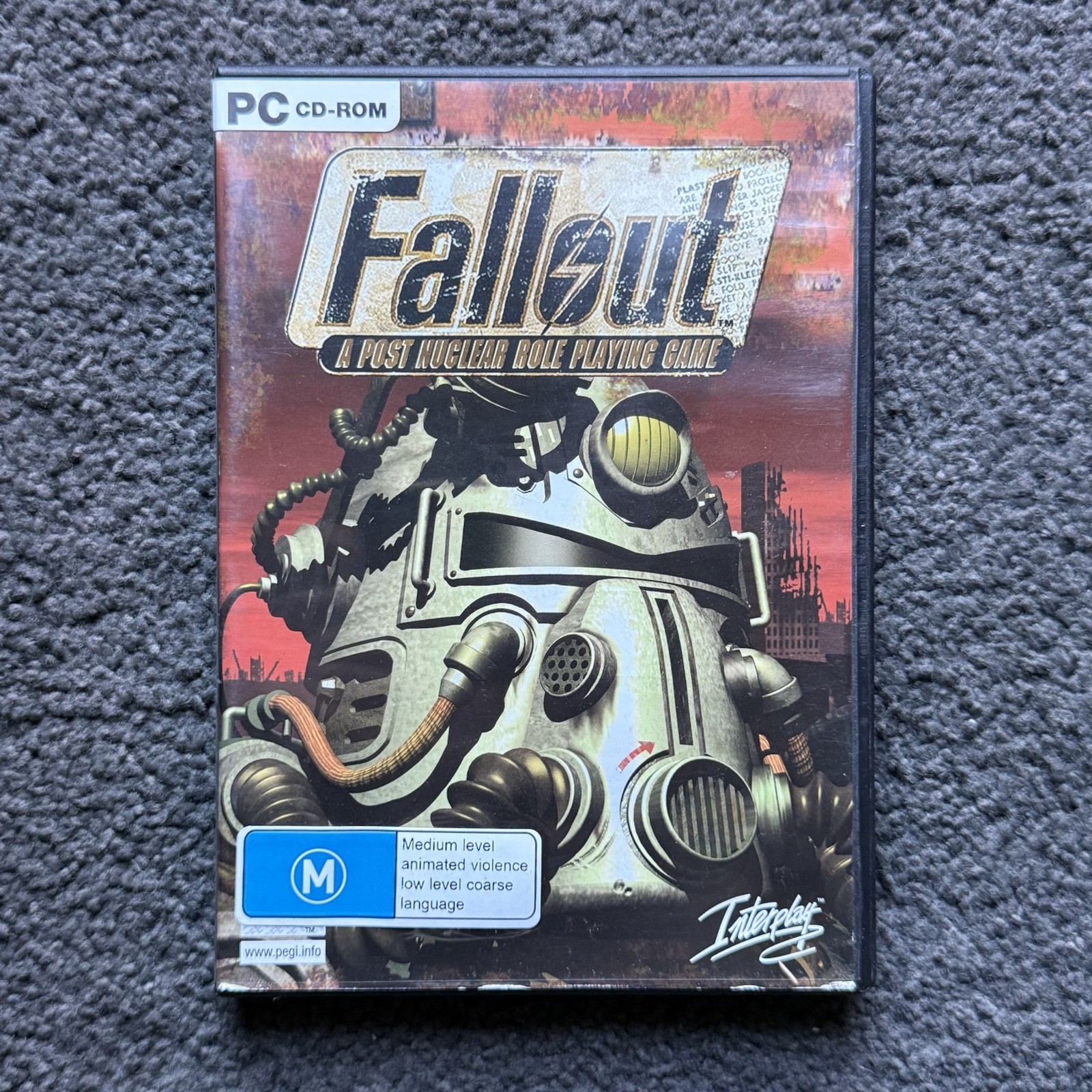 Fallout 1 (PC Windows) Interplay RPG CD-ROM Original 1997 RARE Post Apocalyptic