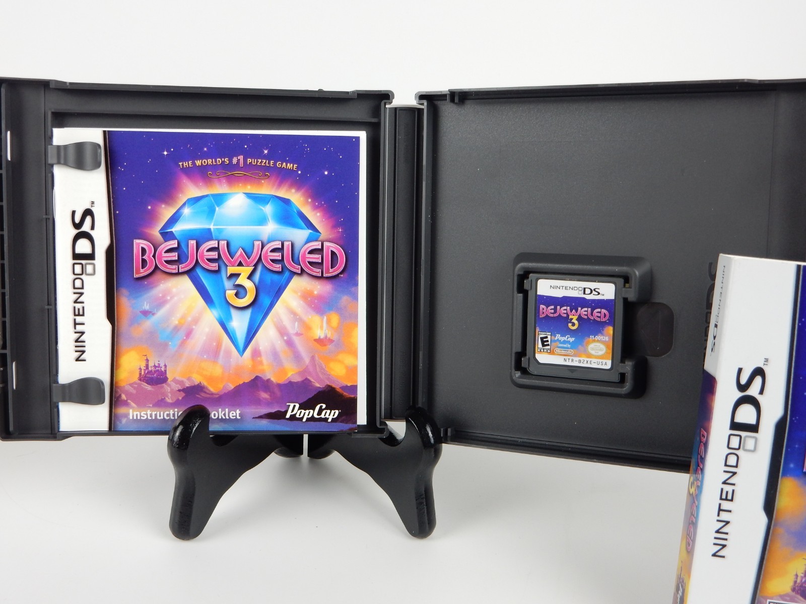 Bejeweled 3 PopCap Nintendo DS CIB COMPLETE box + slipcover