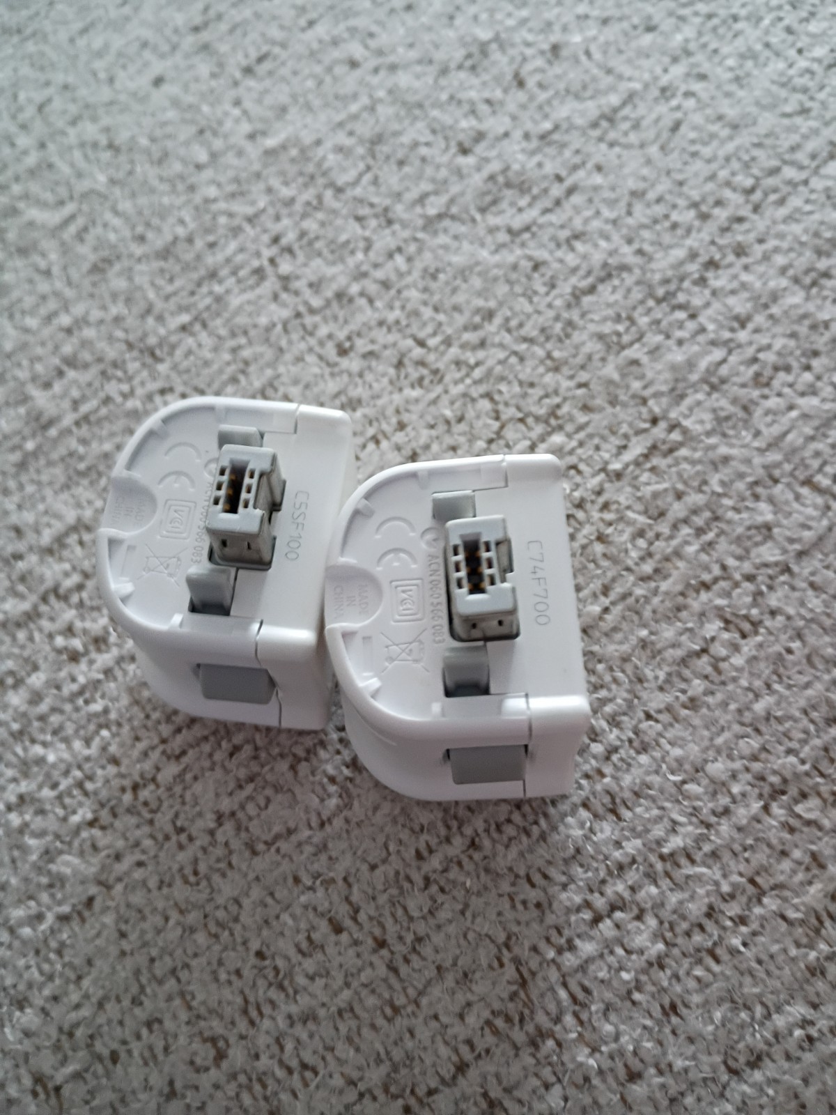 2 Official Genuine Nintendo Wii Motion Plus Adapter OEM MotionPlus Sports Resort