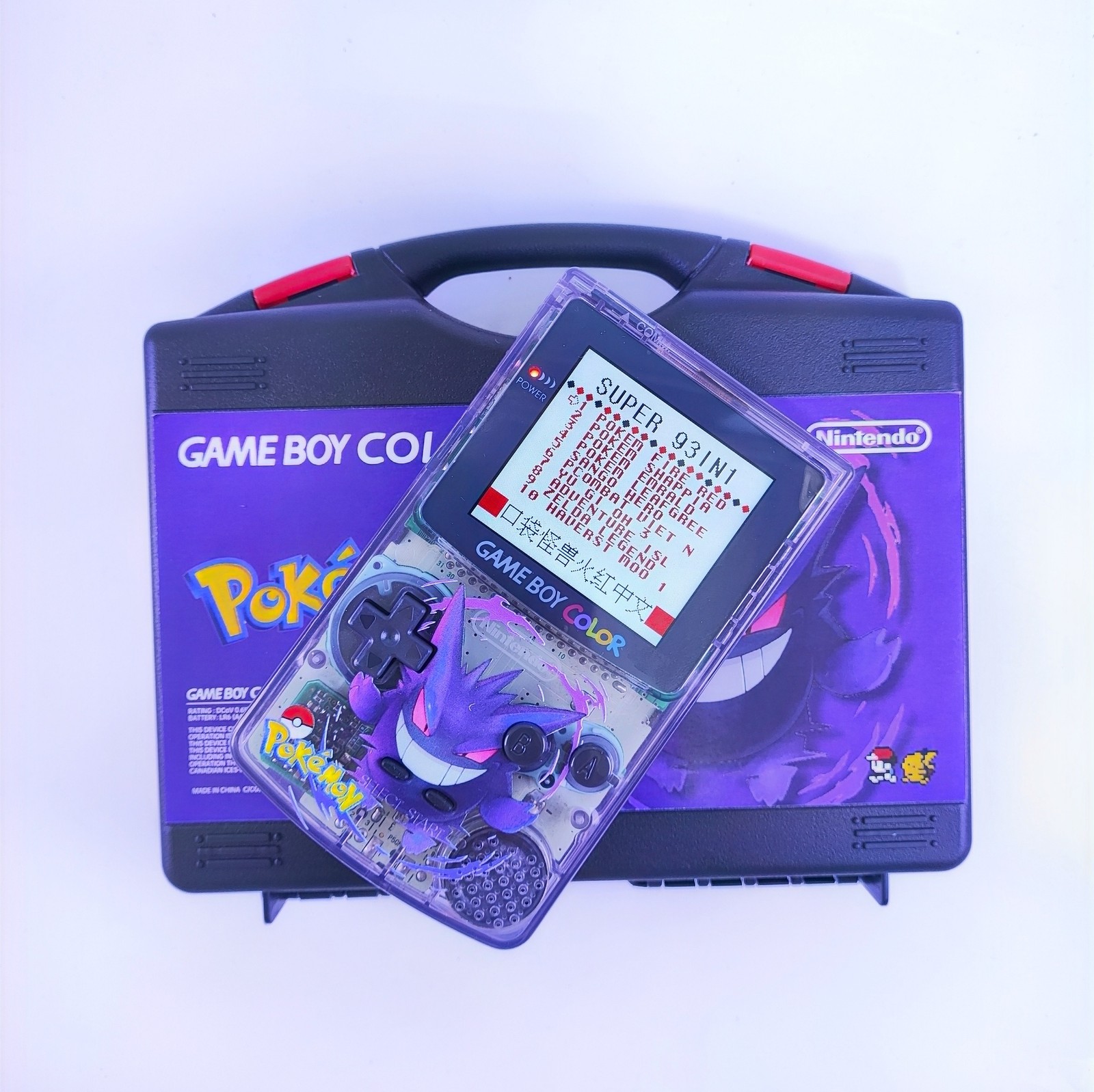 Game Boy Color Pokemon Special Pikachu Edition Nintendo System Game Console