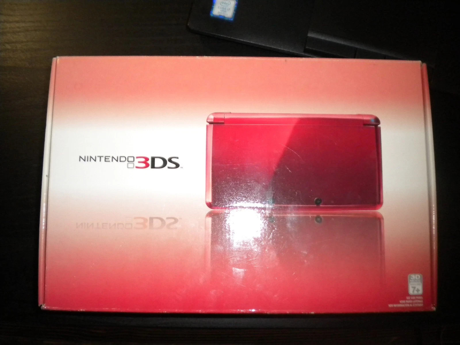 Nintendo 3DS Flame Red Complete in Box with charger Very good condition *READ*