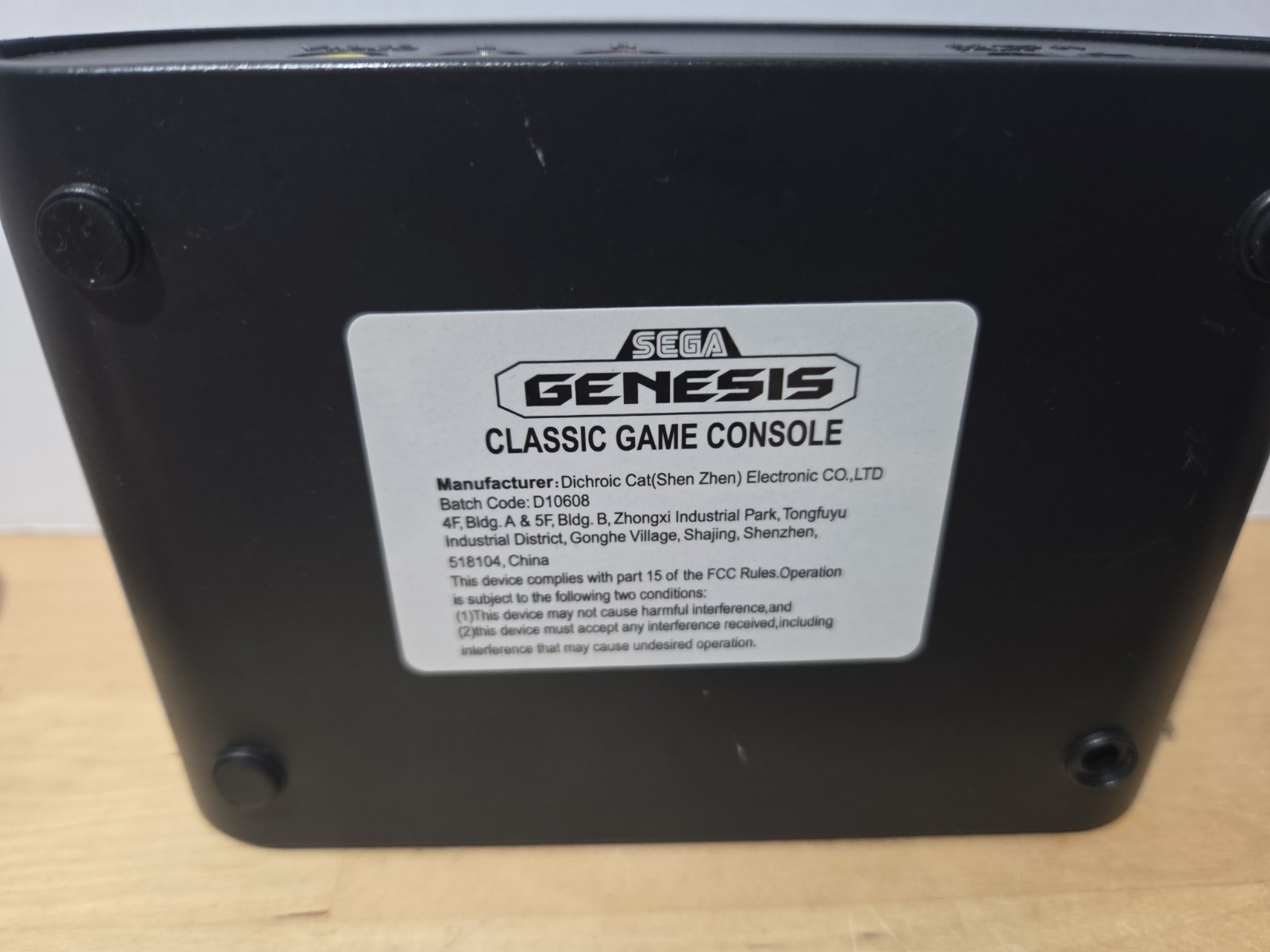 AtGames Sega Genesis Classic Mini Game Console w/ 80 Built-In Games Tested