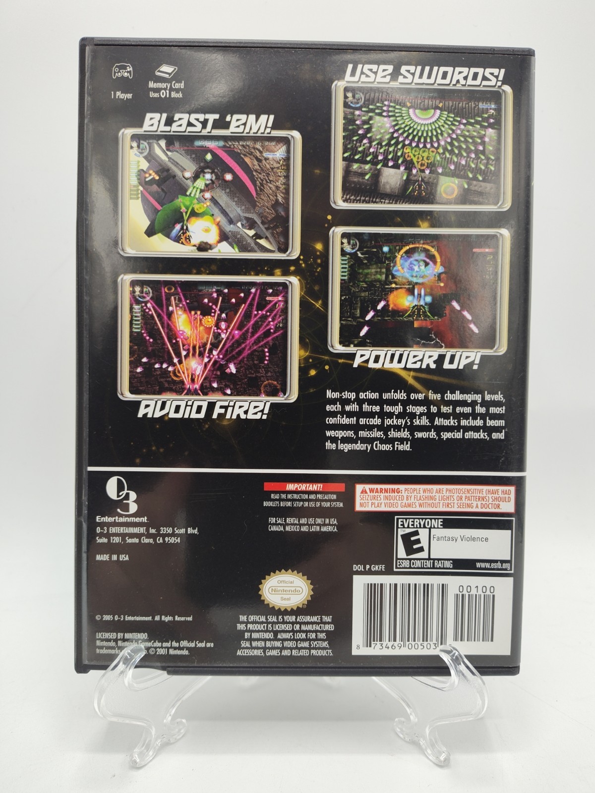 Chaos Field – (GameCube, 2005) *CIB* Great Condition* Black Label* Tested!