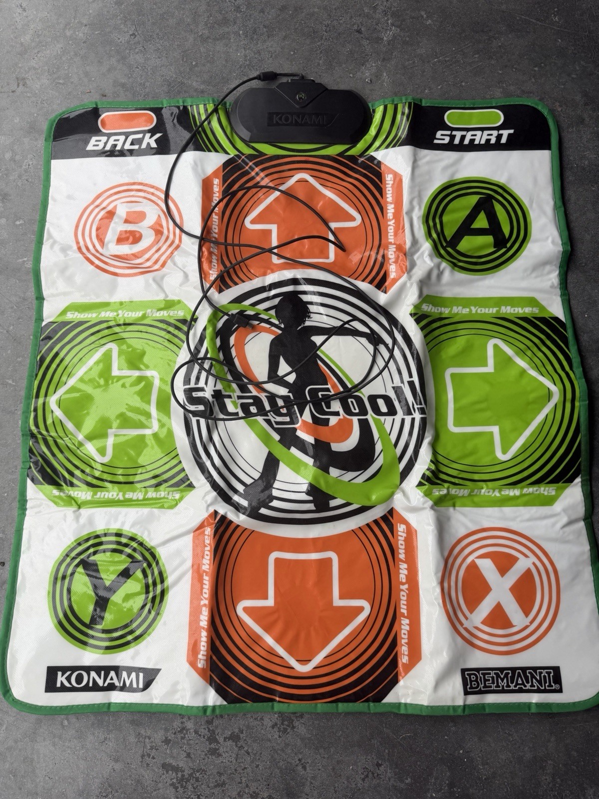 Konami Xbox 360 Dance Revolution DDR Dance Mat Pad Controller Preowned- Untested