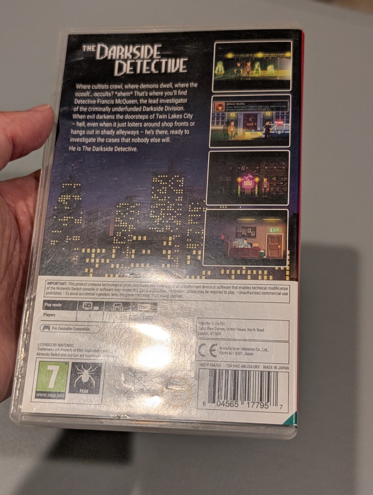 The Darkside Detective Nintendo Switch Super Rare Games SRG #21 – Tested