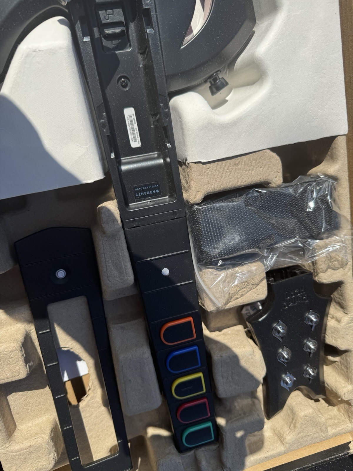 Guitar Hero Warriors Of Rock Wii Guitar Controller w/ Strap Original Box No Game