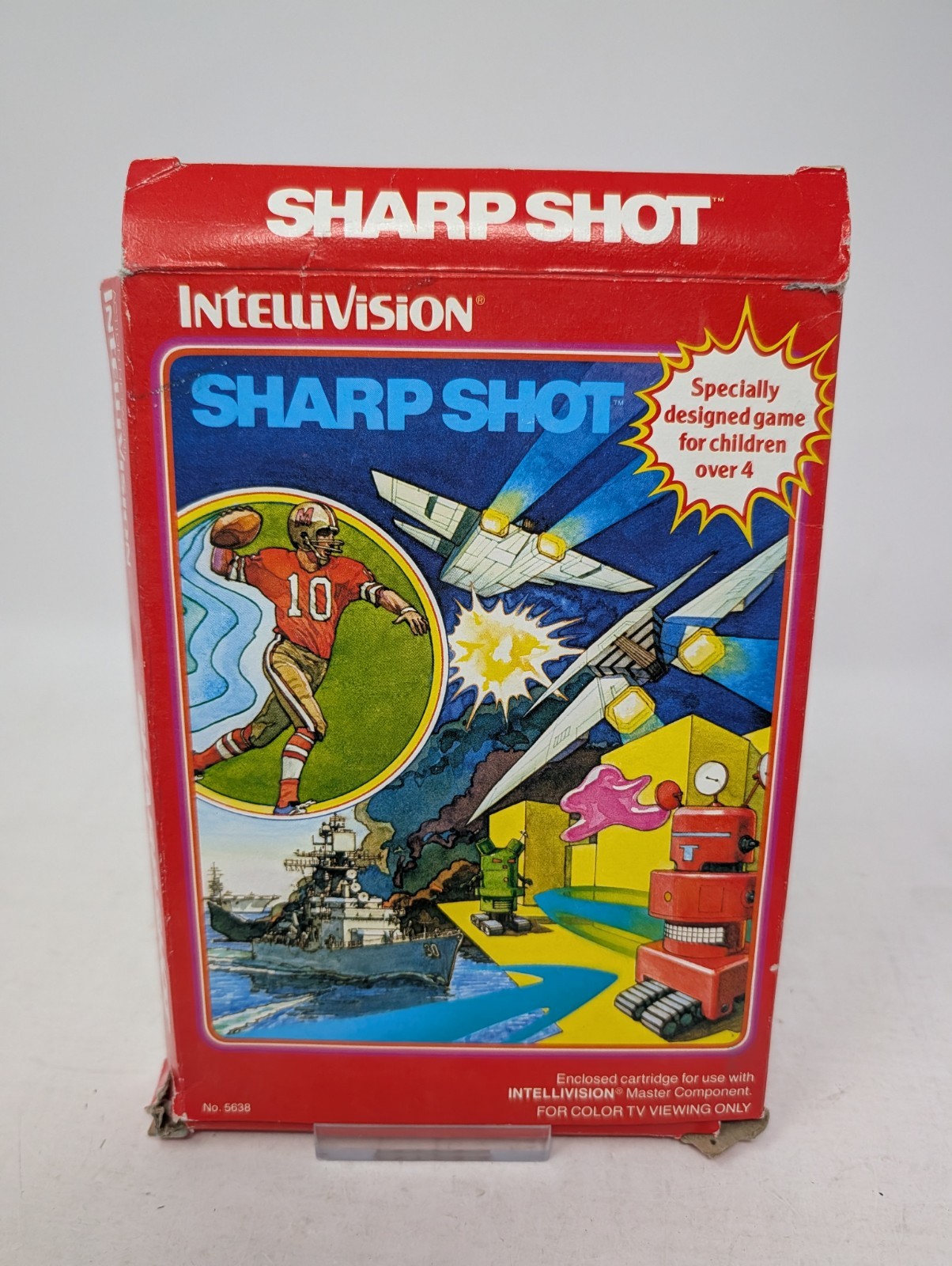 SHARP SHOT – Intellivision, CIB, w/ Manual & Overlays