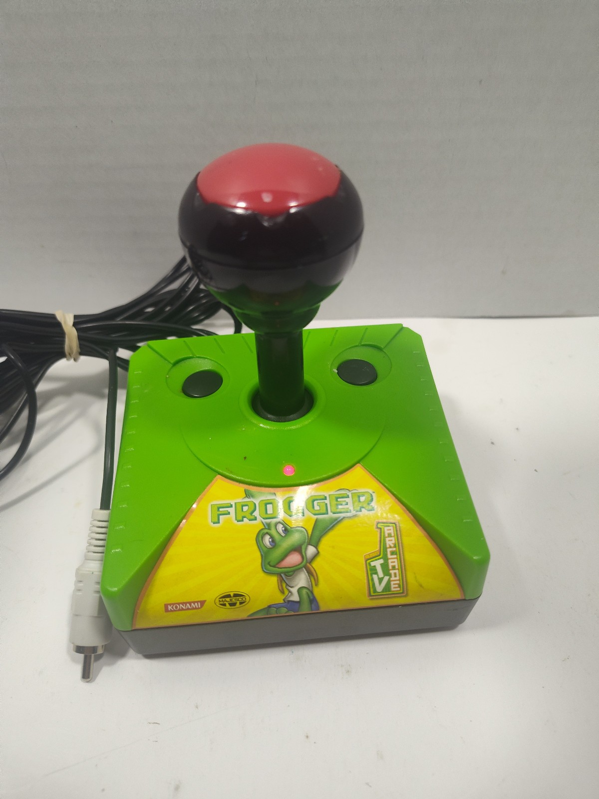Frogger TV Arcade Plug & Play Joystick Konami Jakks Pacific Tested Works JS-140