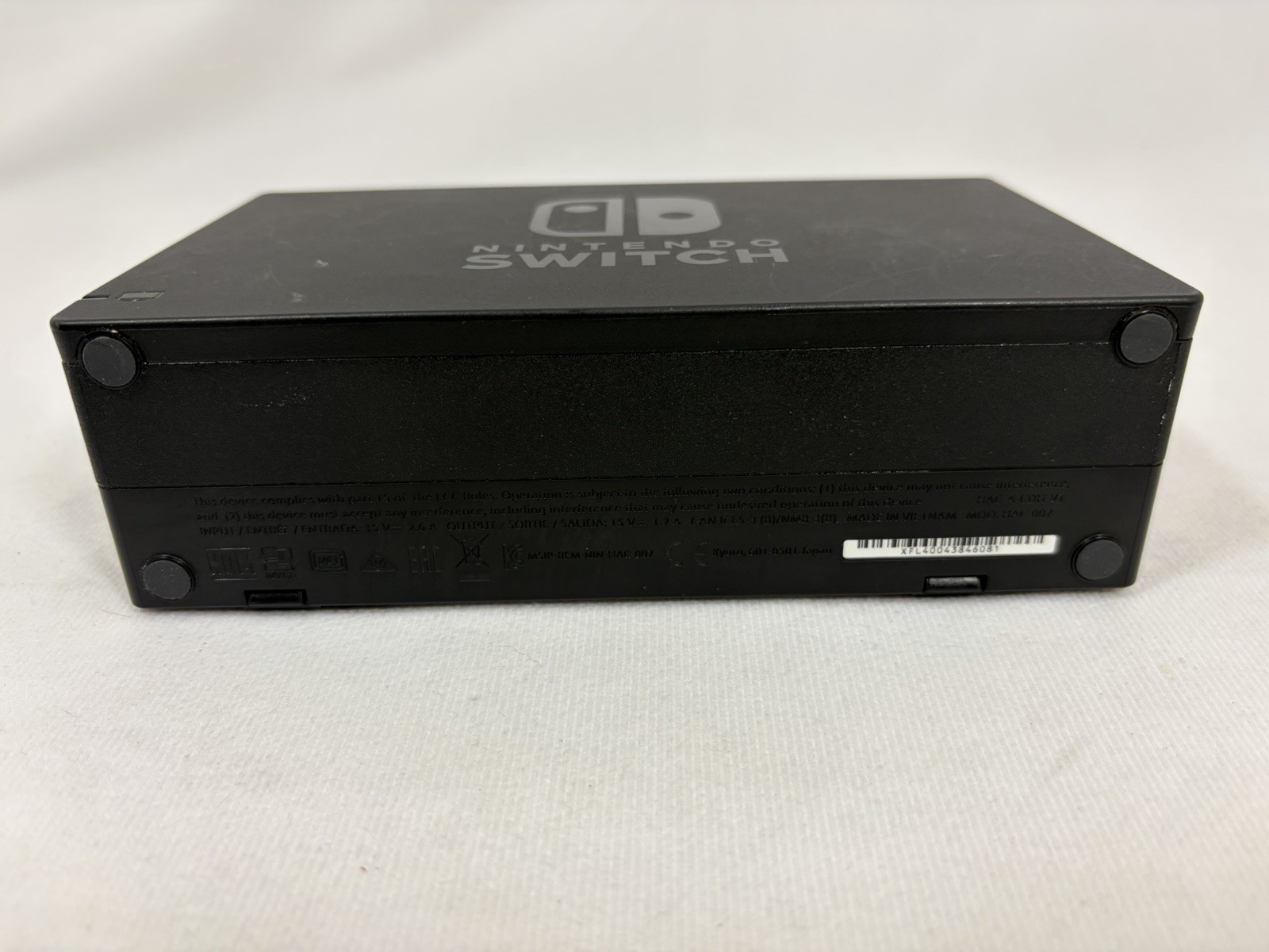 Nintendo Switch Docking Station HAC-007 OEM Black Dock ONLY (No Cords) Tested