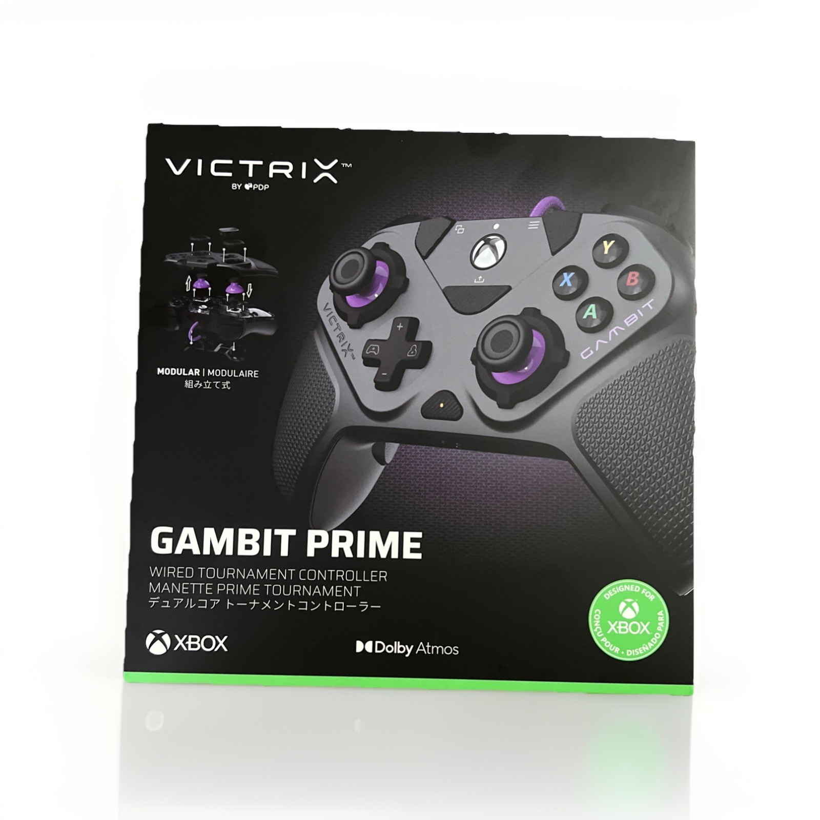 PDP Victrix Gambit Prime Wired Tournament Controller for Xbox Series X|S, New