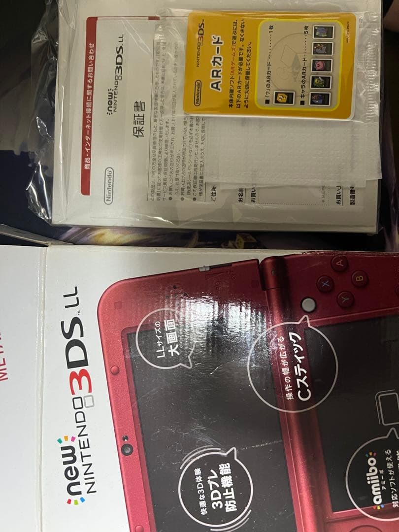 3DS/2DS/DS Nintendo3Ds Ll Metallic Red Body New3Dsll Japan