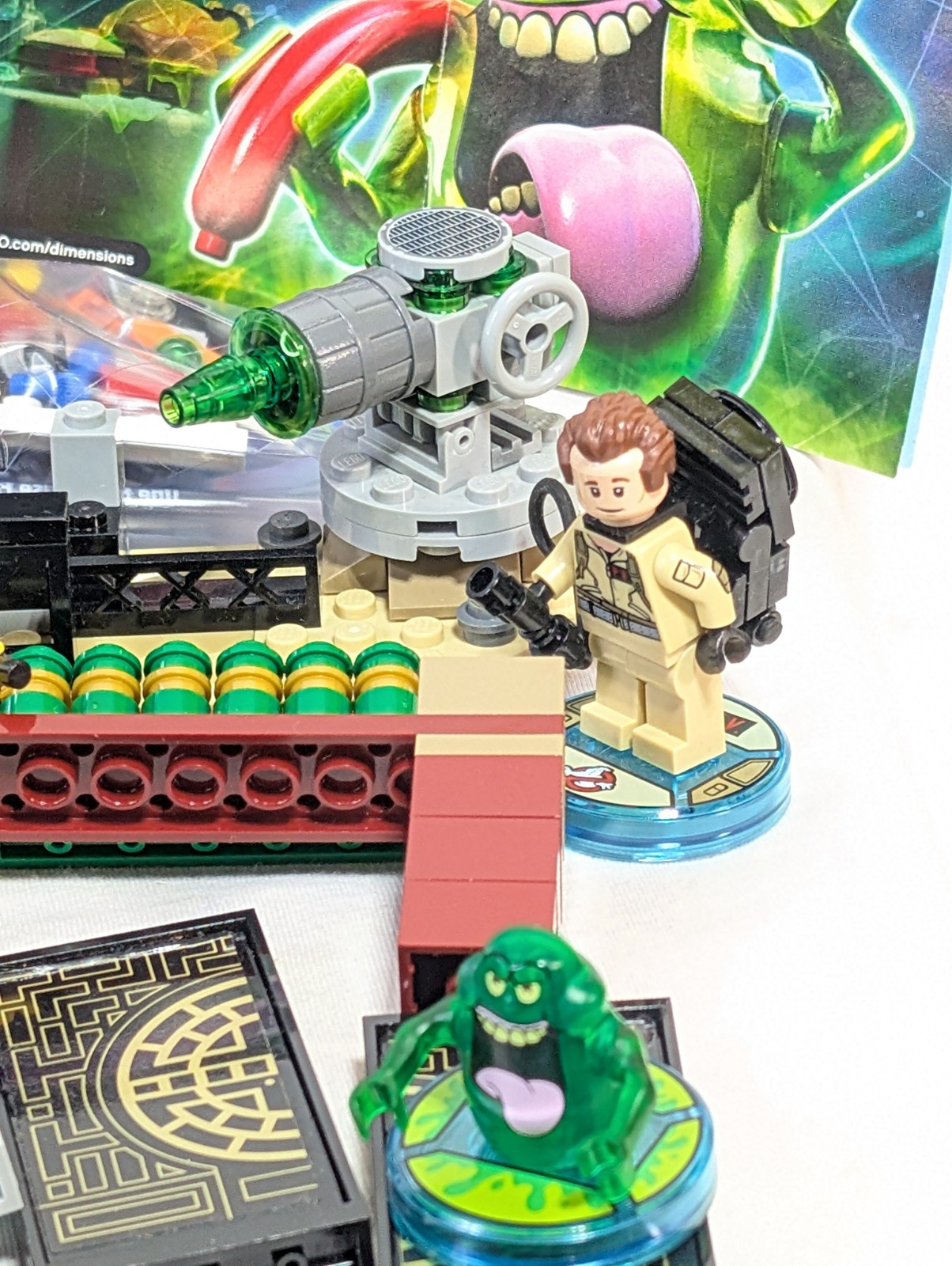 Lego Dimensions Lot Ghostbusters Wii U Game Slimer Portal Batman Ecto-1