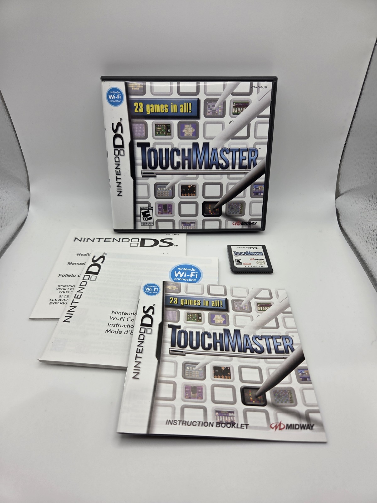 TouchMaster (Nintendo DS, 2007) Video Game Complete With Manuals CIB Midway