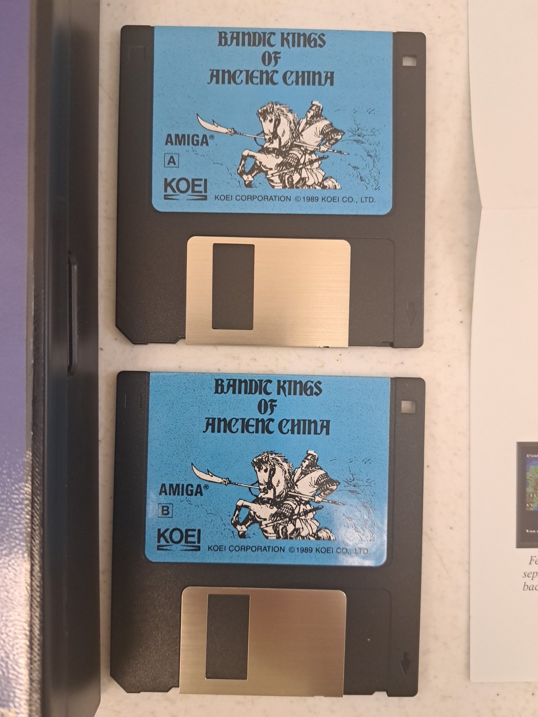 KOEI Amiga 1989-VTG-Bandit Kings Of Ancient China