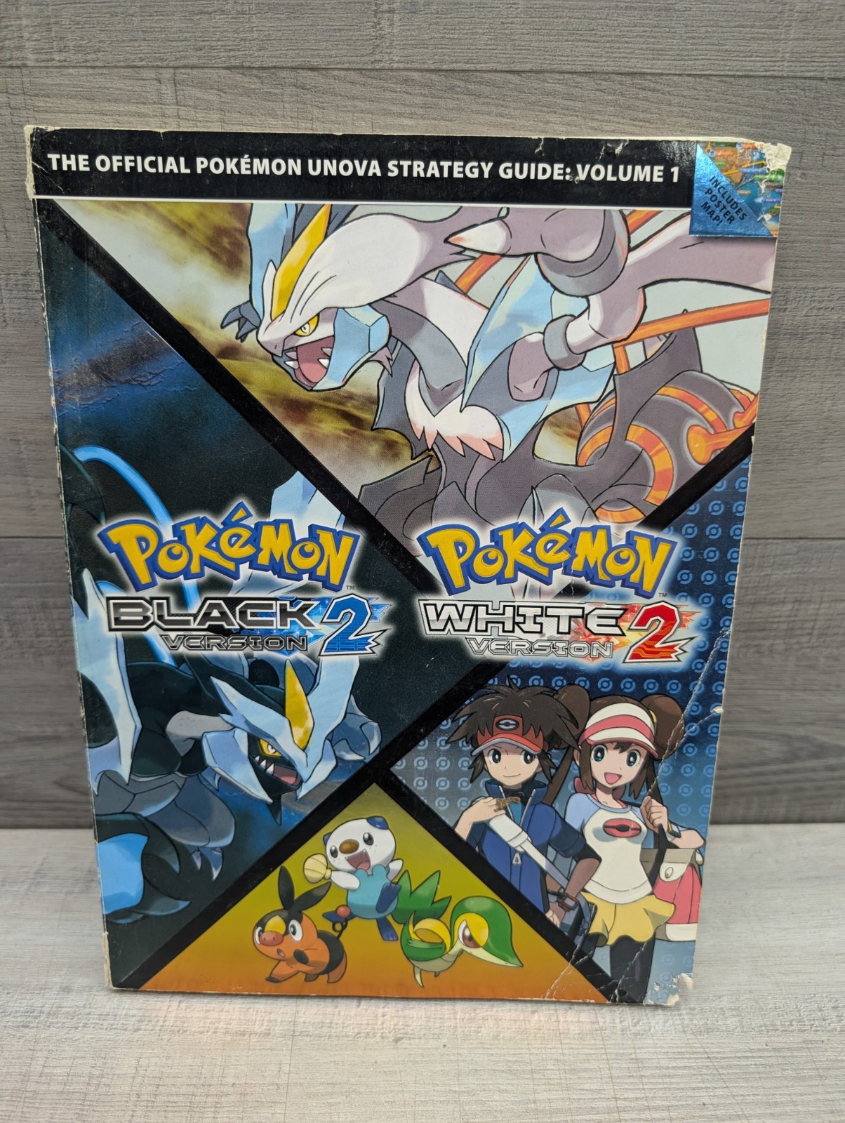 Pokemon Black 2 and White 2 Volume 1+2 Strategy Guide Books Used (No Posters).