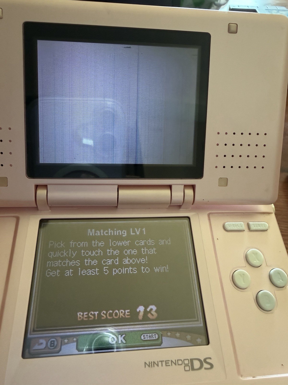 Nintendo DS Original Console Pink / NTR-001/2004-***READ***PARTS/Power On-Reads