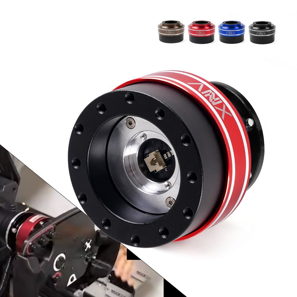 70mm Black Steering Wheel Quick Release + Wheel Base For Moza/Simagic SIM Racing