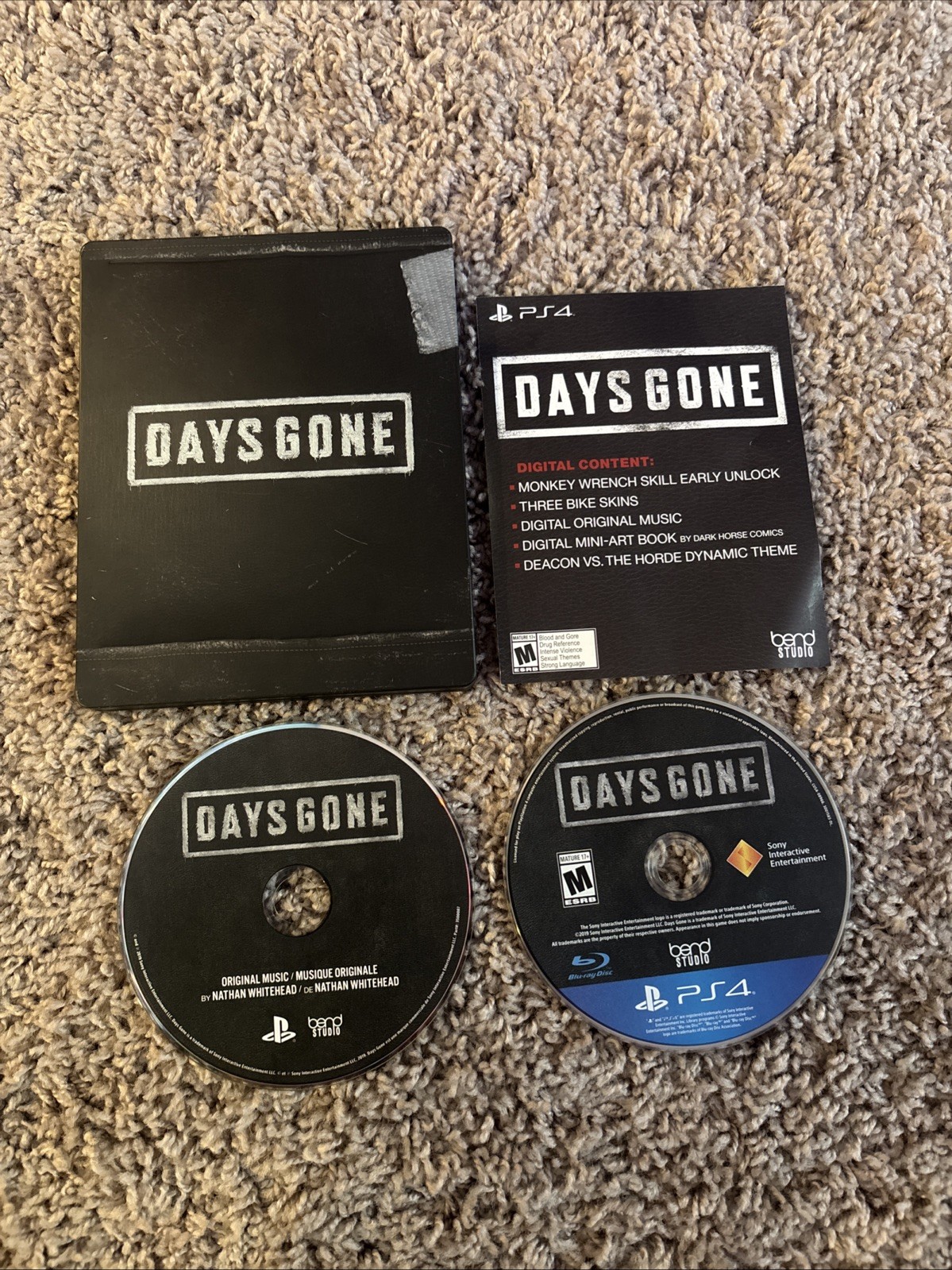 Days Gone SteelBook Edition (Sony PlayStation 4) + Game & Music CD