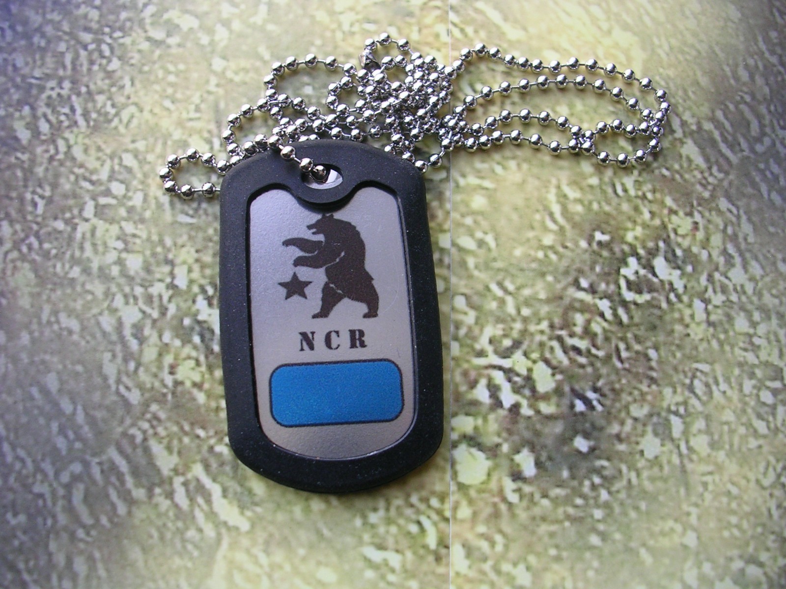 New Vegas NCR Dog tag in custom mini tin Cosplay Prop Gift