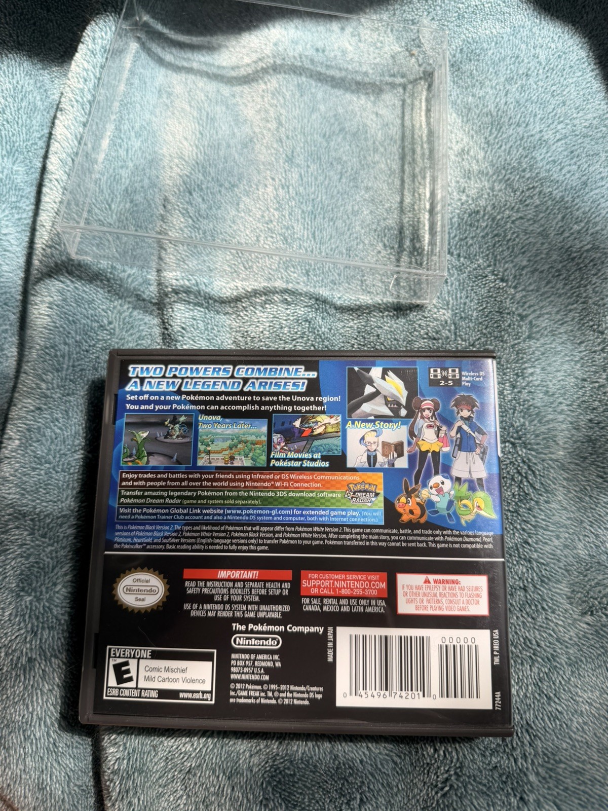 Pokemon Black Version 2 (Nintendo DS) Complete In Box CIB – Authentic – Tested