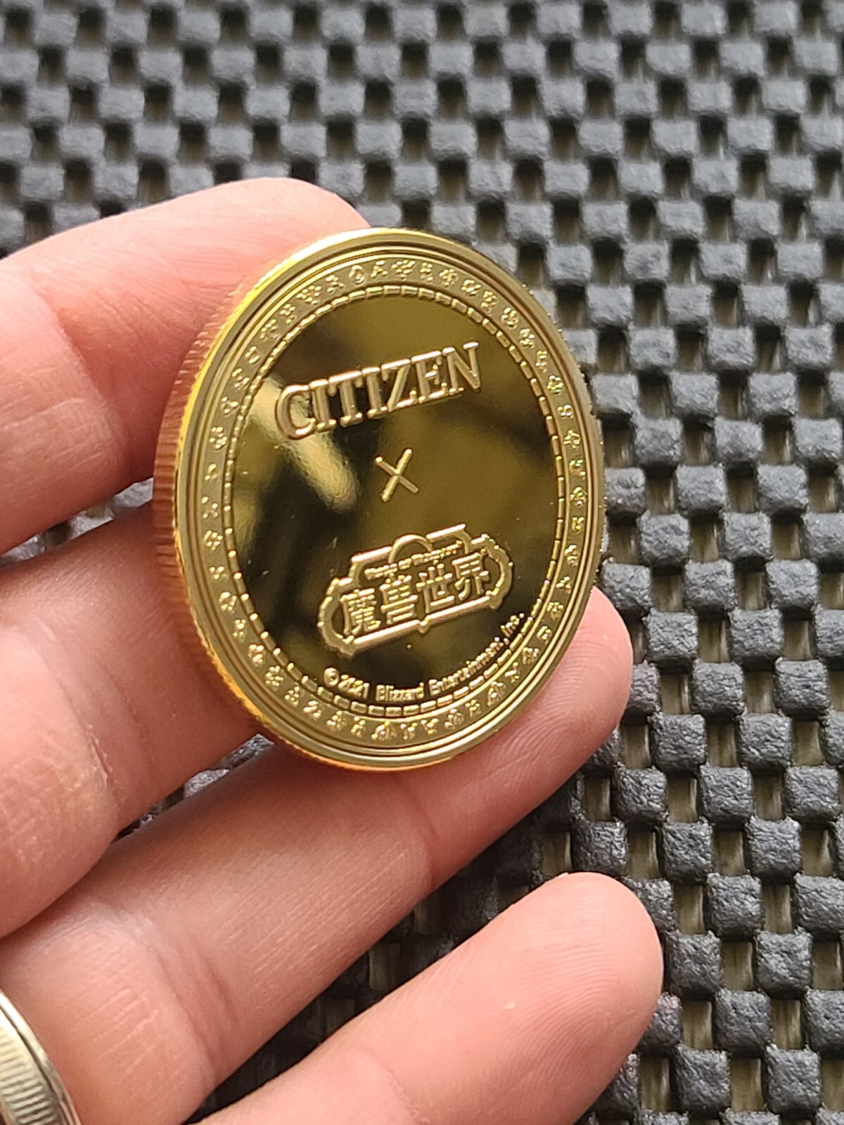 World Of Warcraft X CITIZEN Coin Medal Promo Watch Collab Blizzard WOW [VARIAN]