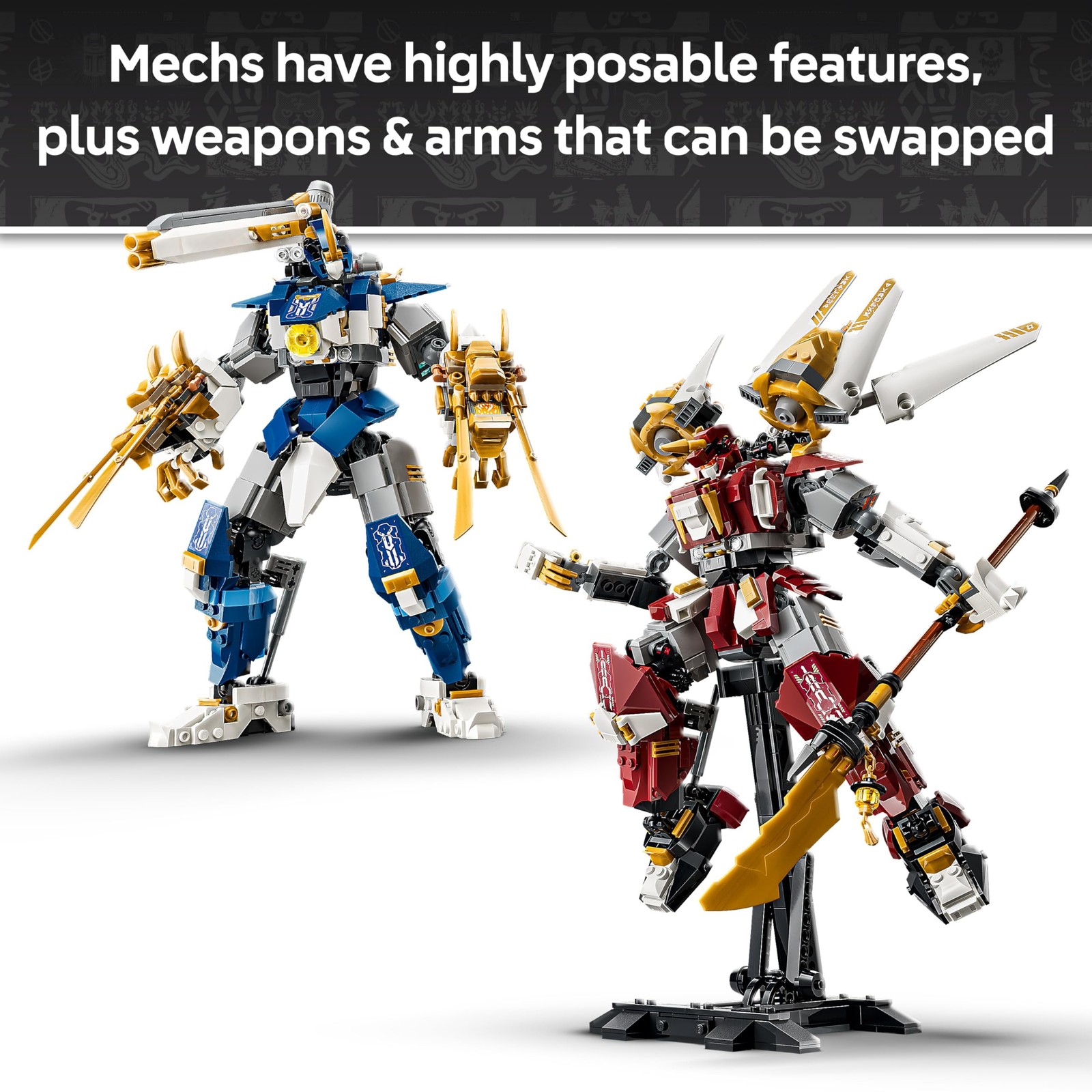 LEGO 71870 Ninjago The Twin Titan Mechs