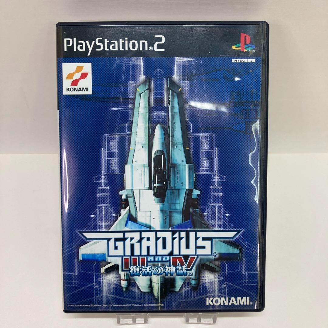 Gradius III and IV 3 4 Fukkatsu no Shinwa PS2 Sony PlayStation 2 Japan Version