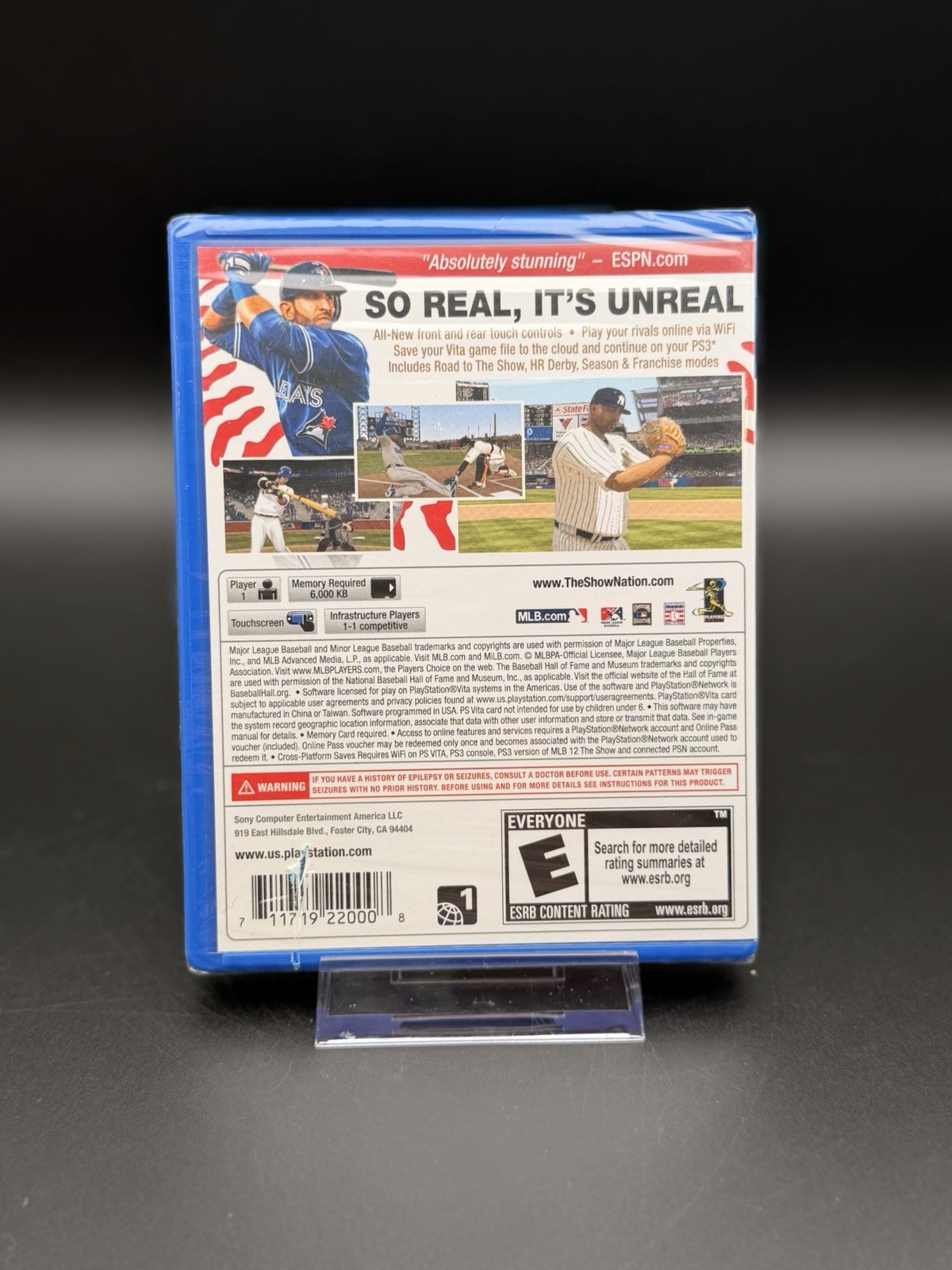 MLB 12 The Show Sony PlayStation Vita 2012 Baseball Video Game Brand New Sealed