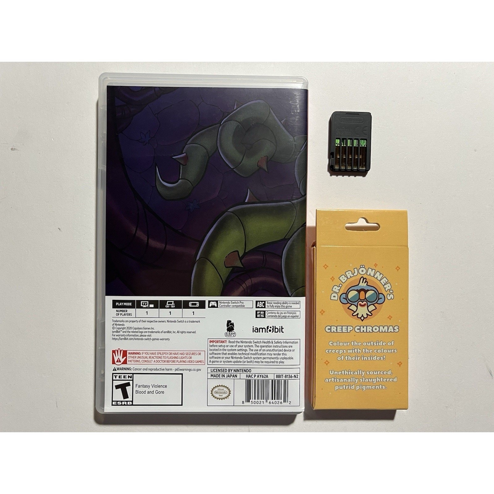 Grindstone + Crayon Set (Nintendo Switch)iam8bit Works Complete CIB🔥Nice!