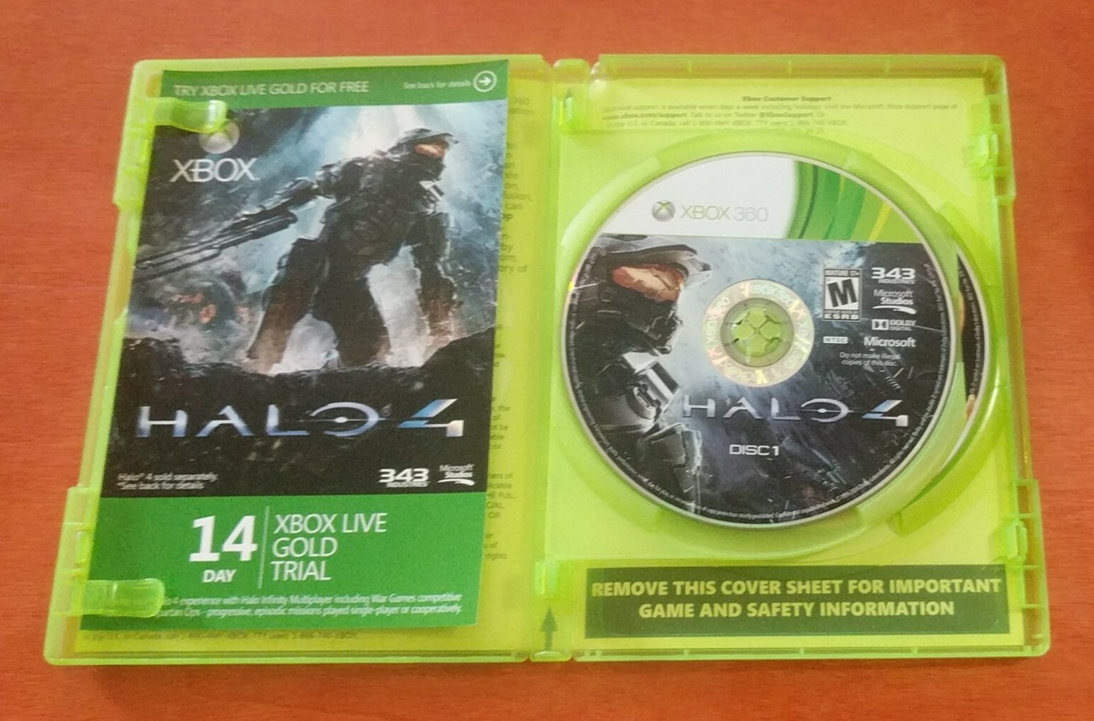 Halo 4 Microsoft Xbox 360 Studios 343 Industries Havok Dolby Digital Mature