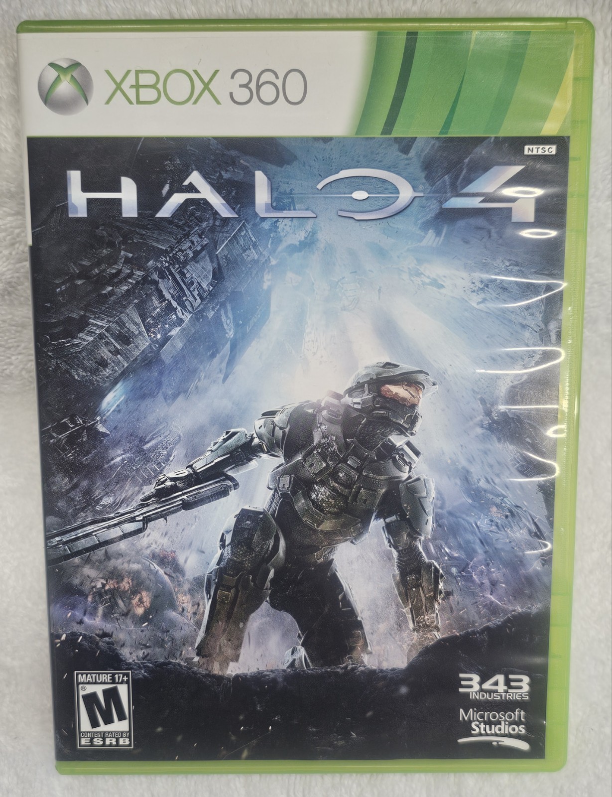 Halo 4 Xbox 360 Video Game Complete CIB Tested 2 Discs Shooter 343 Studios M