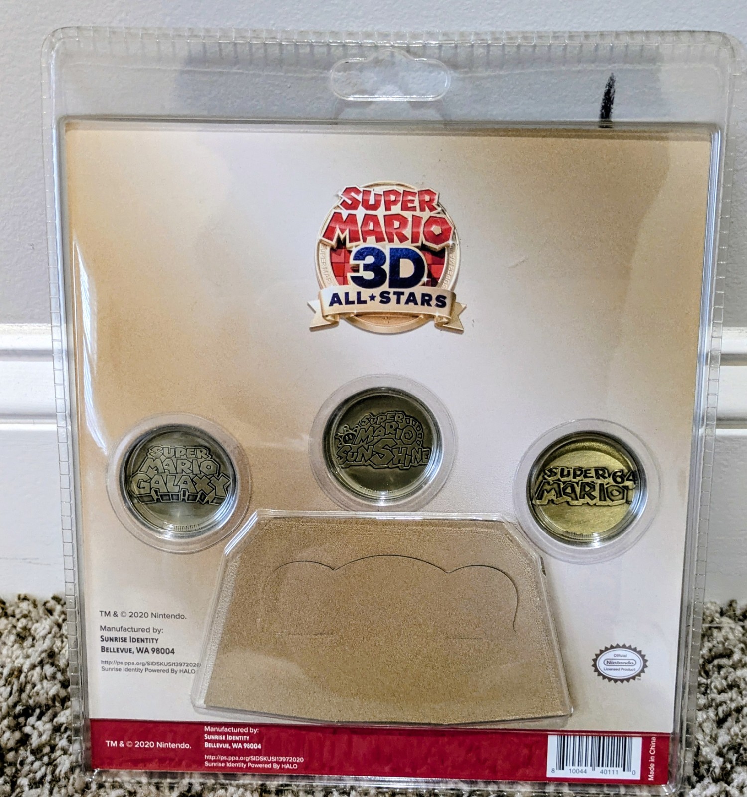 Super Mario Collectible Coin Set NEW Sealed