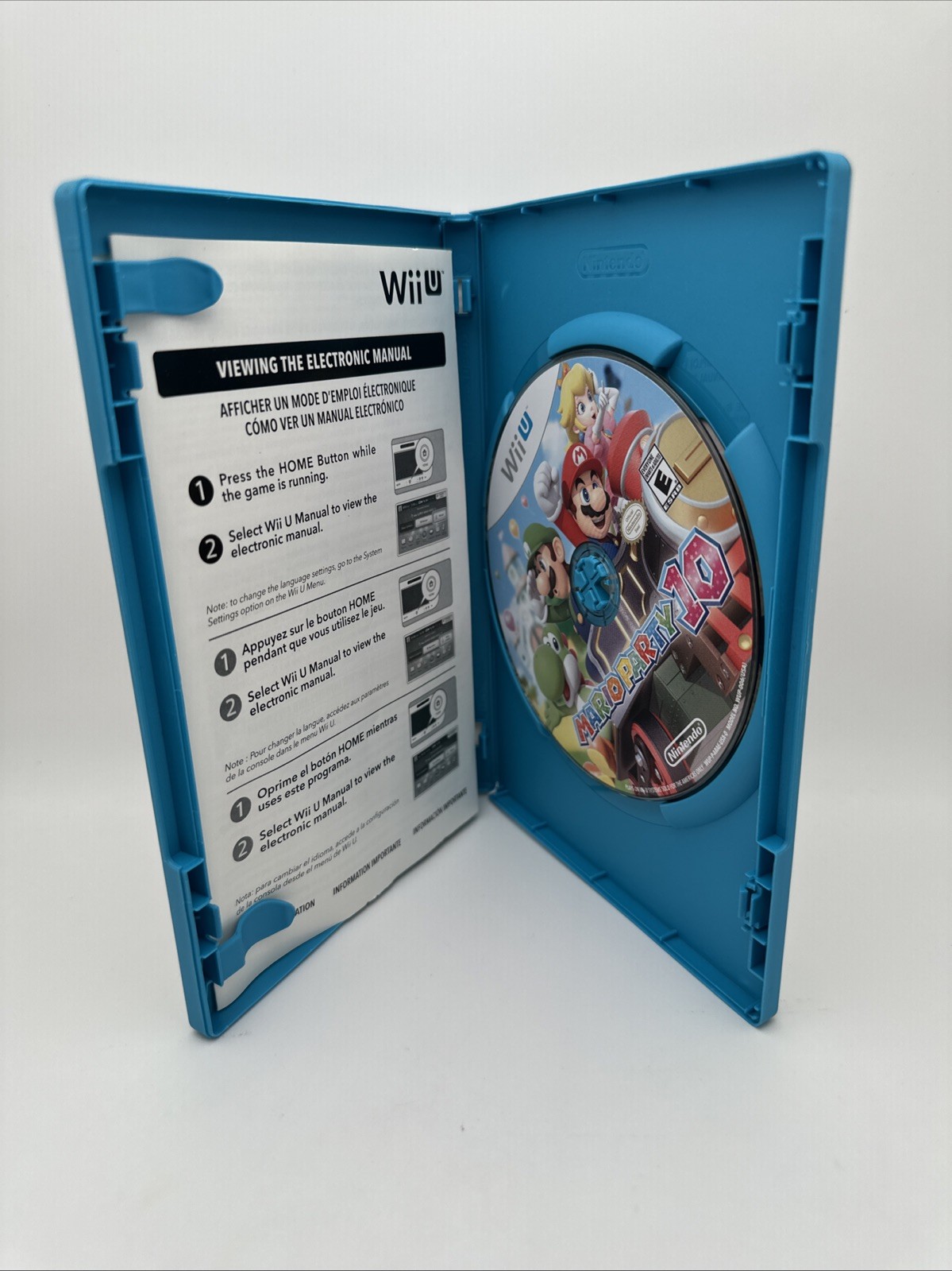 Mario Party 10 Nintendo Wii U 2015 Multiplayer Party Game Fun OOP Rare FS