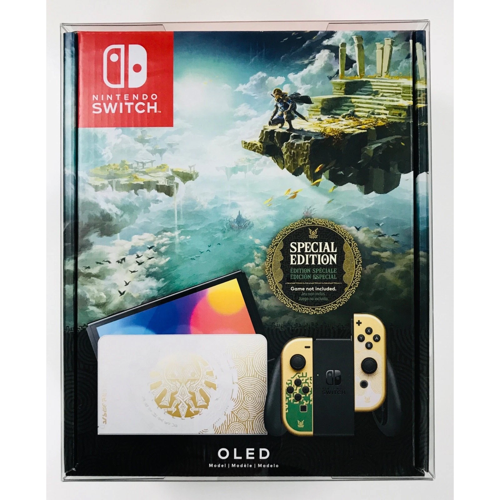 1Pack Console Box Protector Fits The Tears Of The Kingdom OLED Nintendo Switch