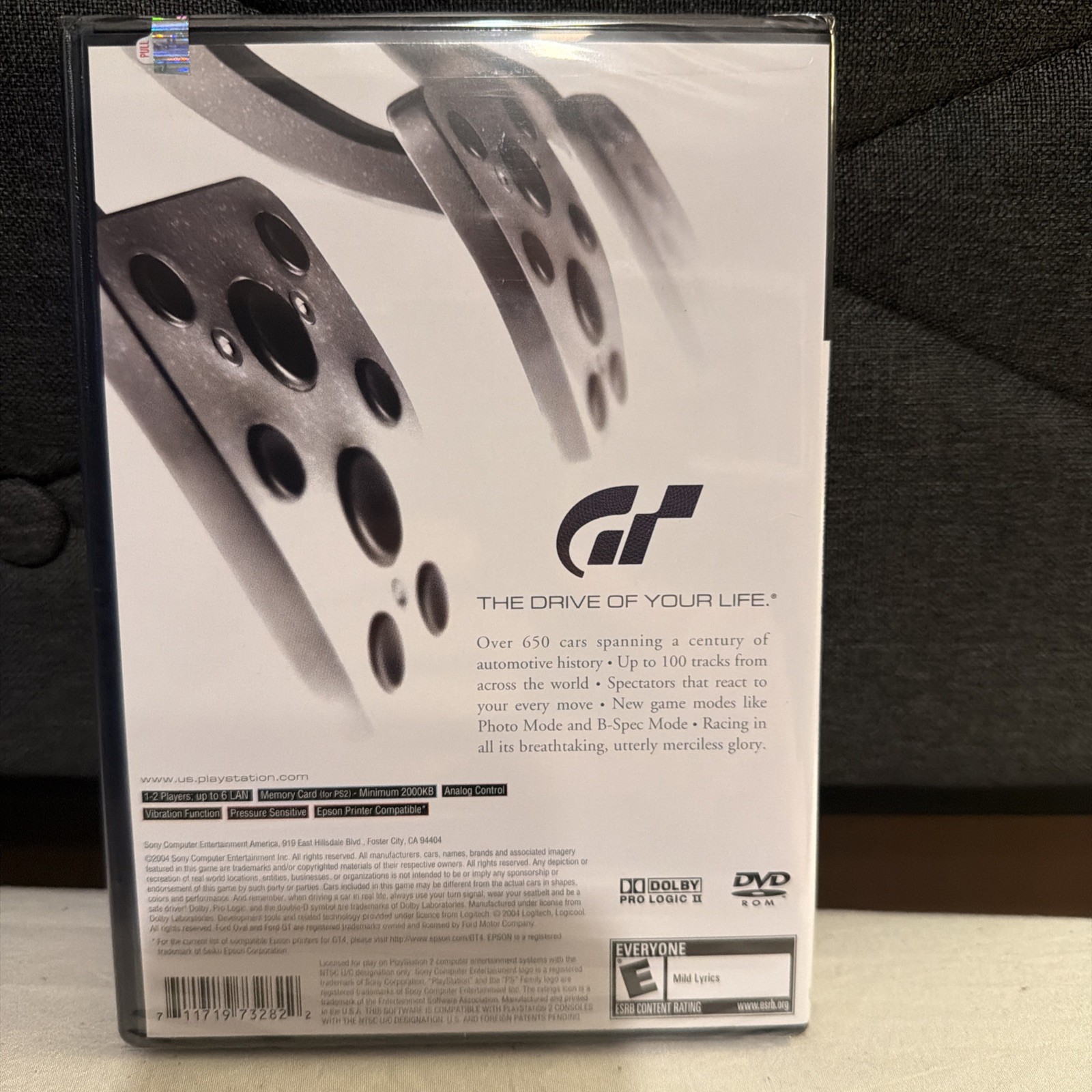 Gran Turismo 4 – Sony PlayStation 2 PS2 Black Label 1st print – Mint sealed USA
