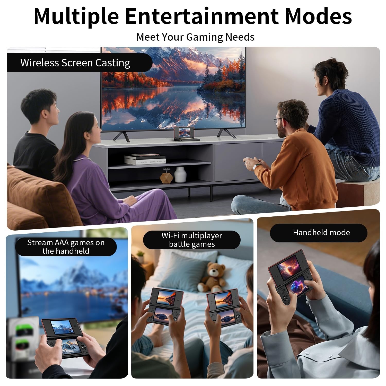 RG DS Foldable Handheld Game Console RK3568 Anbernic RG DS Android 14 System …