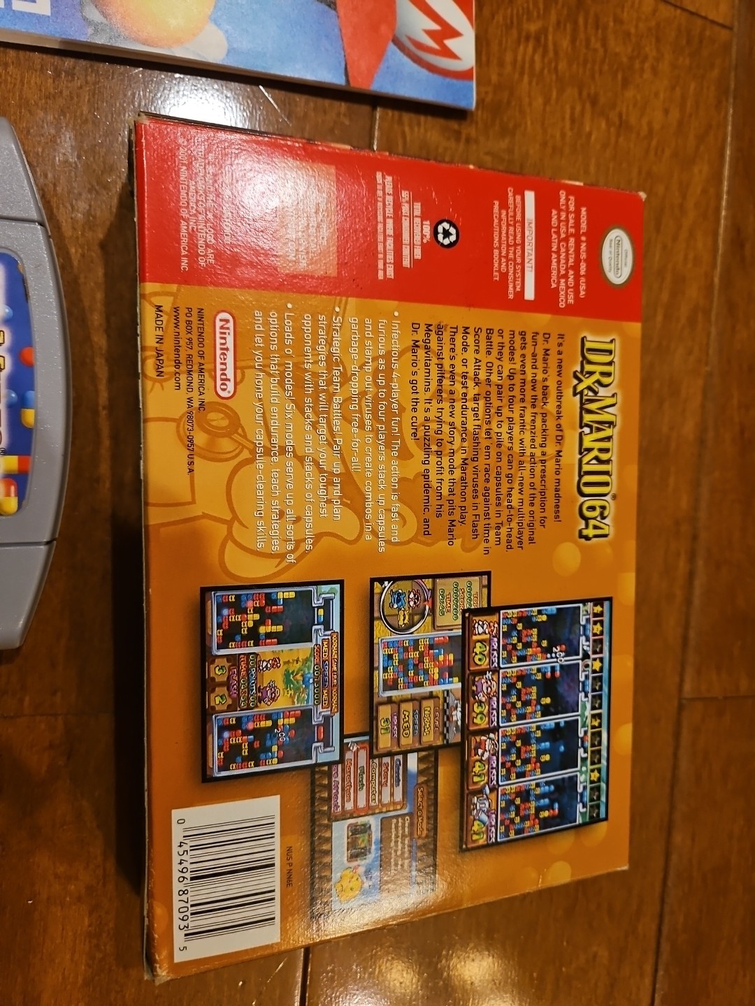 N64 Dr Mario in box Nintendo 2001
