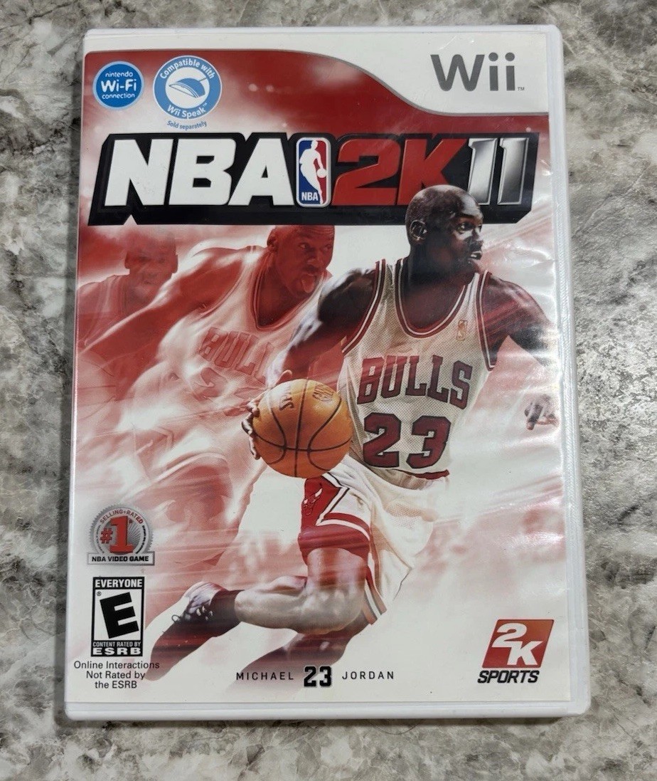 2K Sports NBA 2K11 Nintendo Wii NTSC-U/C 2010 E Manual Excellent