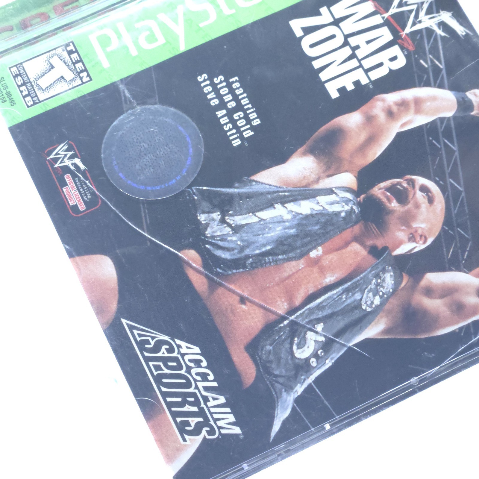 WWF Warzone PS1 CIB W/ Manual – PlayStation