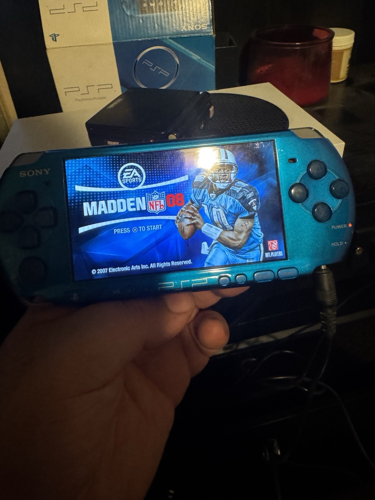 Sony Playstation Portable PSP-3000 Vibrant Blue BOX