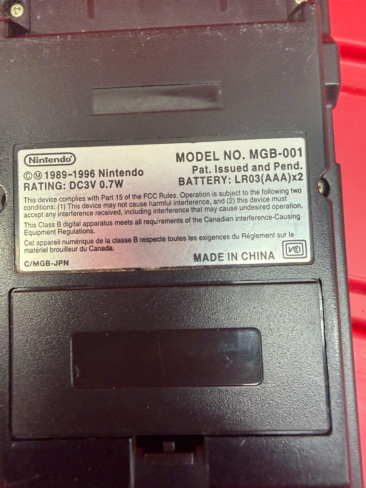 Nintendo Game Boy Pocket Black Handheld System
