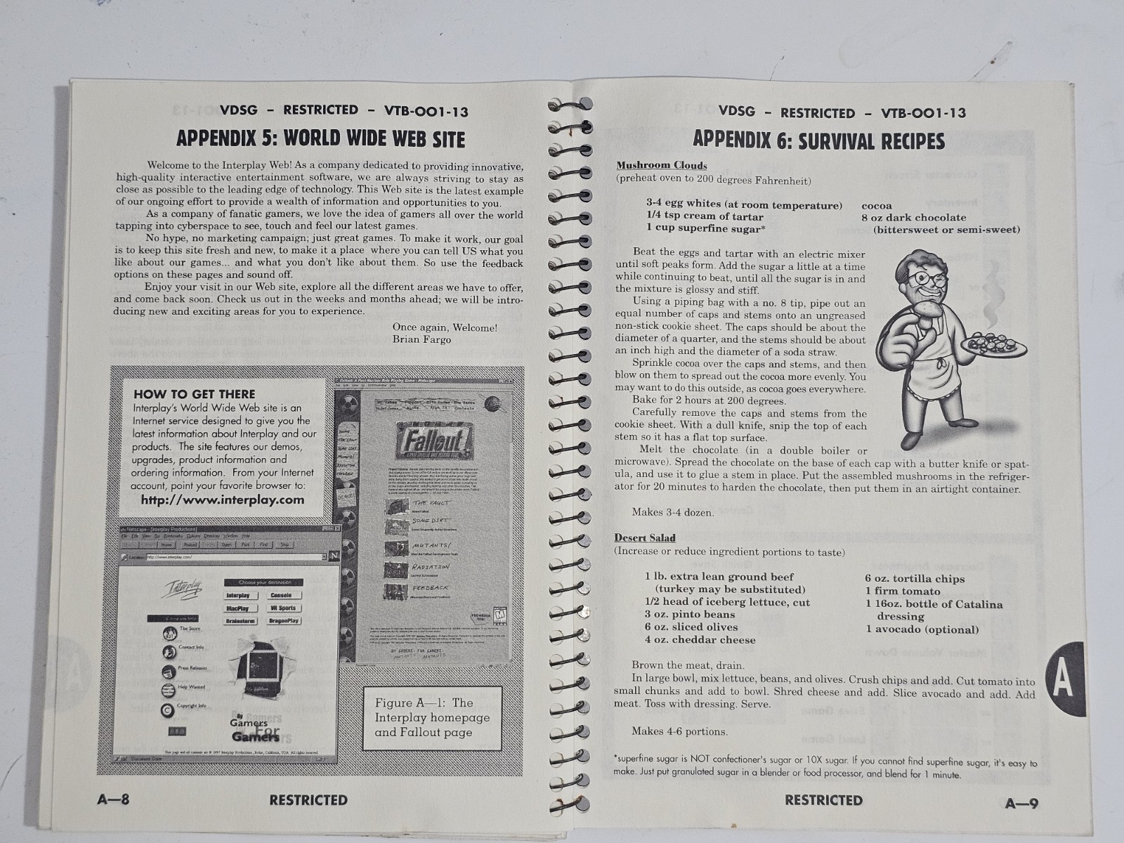 Fallout 1 Vault Dweller’s Survival Guide Original 1997 VDSG VTB-001-13