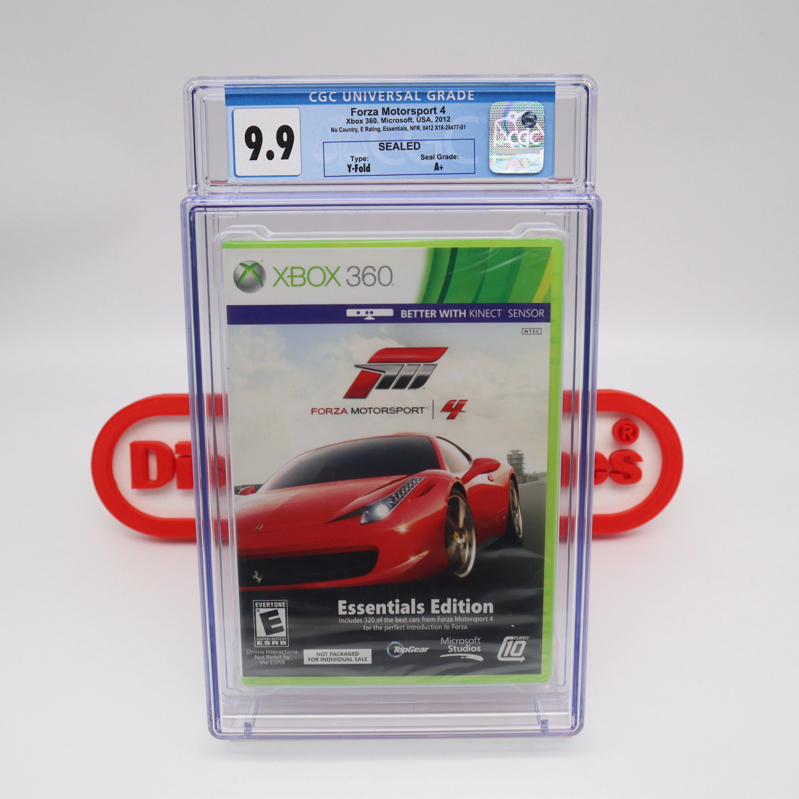 XBox 360 FORZA MOTORSPORT 4 ESSENTIALS EDITION – CGC GRADED 9.9 A+! NEW Sealed!