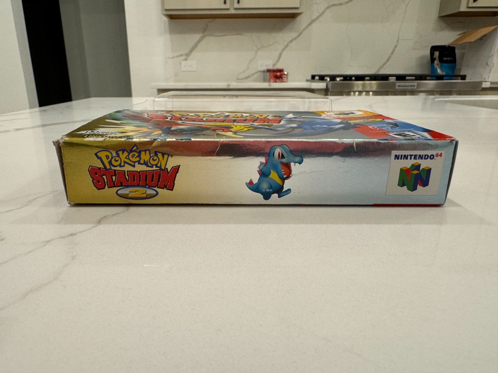Pokemon Stadium 2 Box & Manual – very good condition with protective covers